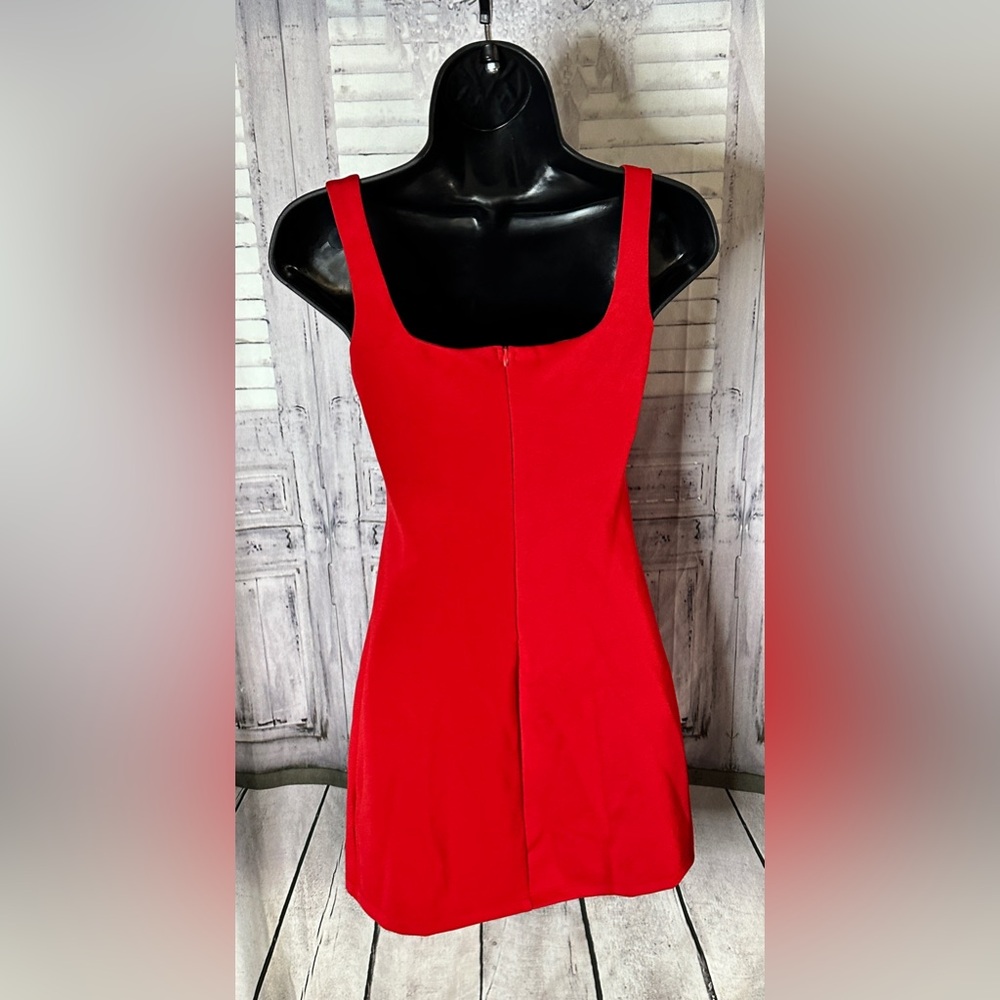 Red mini dress - Picture 5 of 8